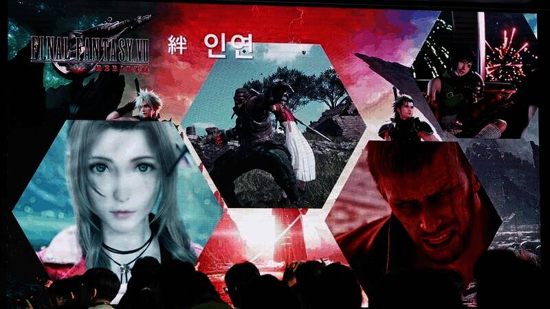 《最终幻想7》相关游戏界面画面