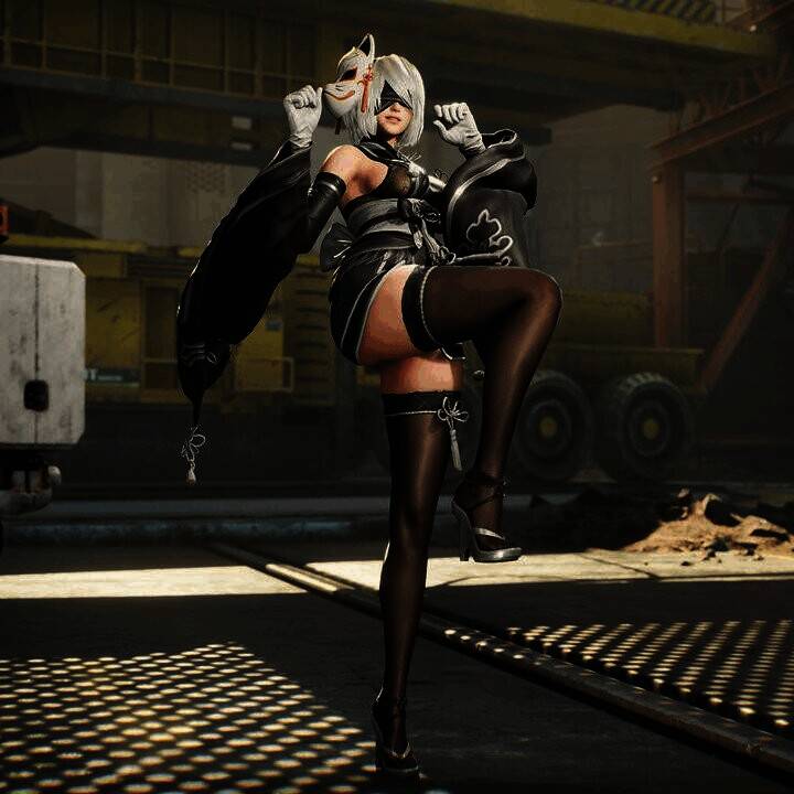 《星刃》与《尼尔：机械纪元》联动相关场景