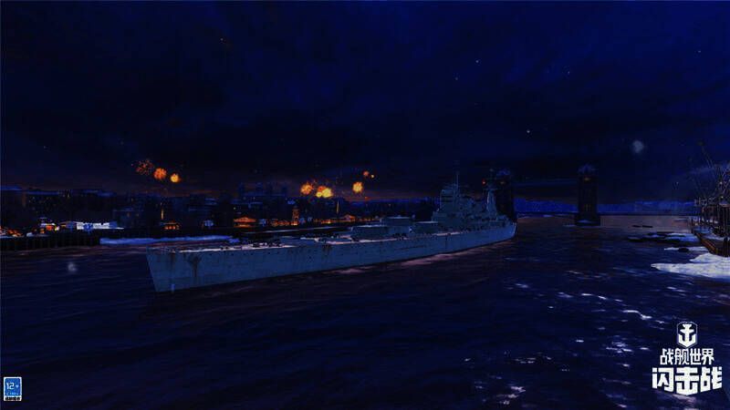 《战舰世界闪击战》科林伍德战列舰画面