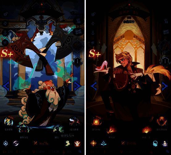 游戏角色战斗画面