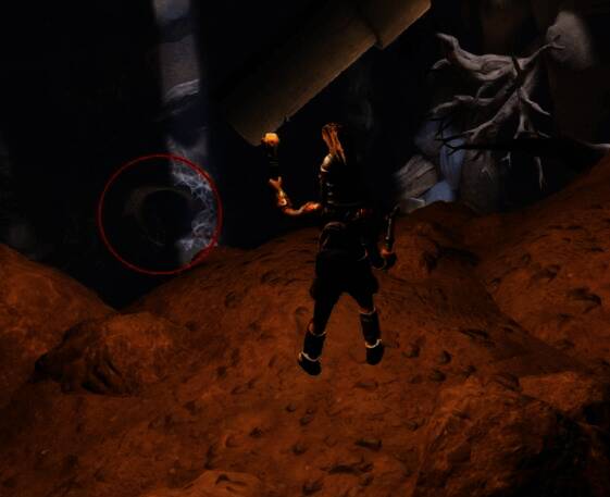 向左走的路线场景