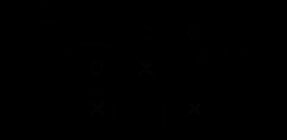 带有X和O标志的木板图