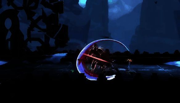 击败敌人的画面