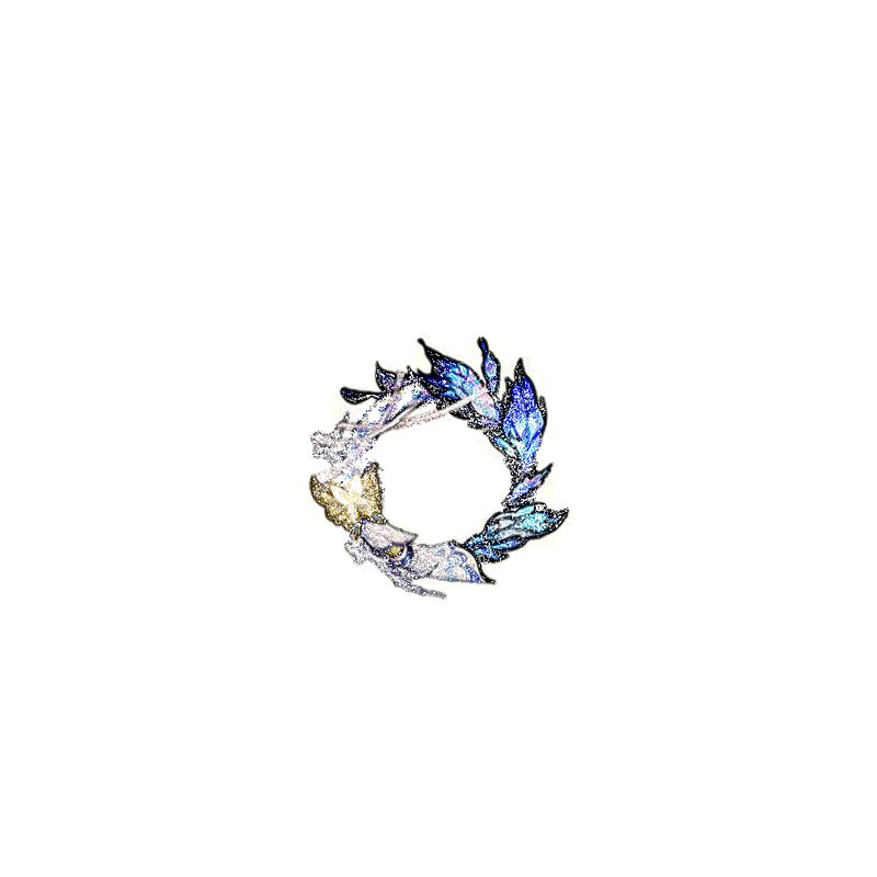 空相面灵气典藏皮肤·双栖蝶专属头像框动图