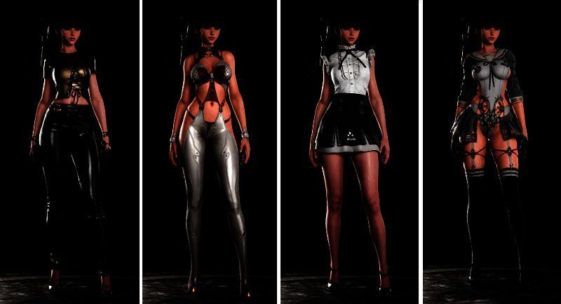 《星刃》尼尔联动DLC更新新增的四款非联动服装图片