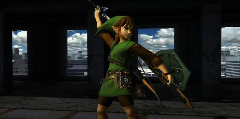 《任天堂明星大乱斗：特别版》林克收剑动画截图