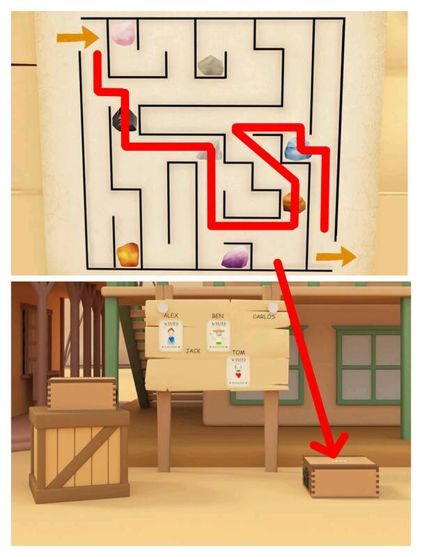 第四个场景矿藏图及第一个场景通缉令右侧箱子