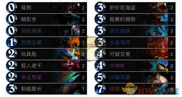 炉石传说连击贼卡组相关展示