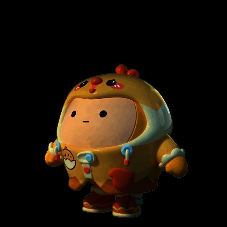 小黄鸡雨衣外观展示图