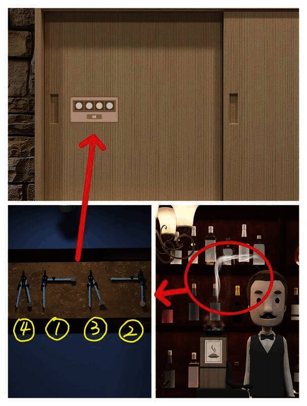 结合多种线索打开暗室柜子得糖浆