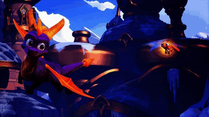 《小龙斯派罗：重燃三部曲》相关画面