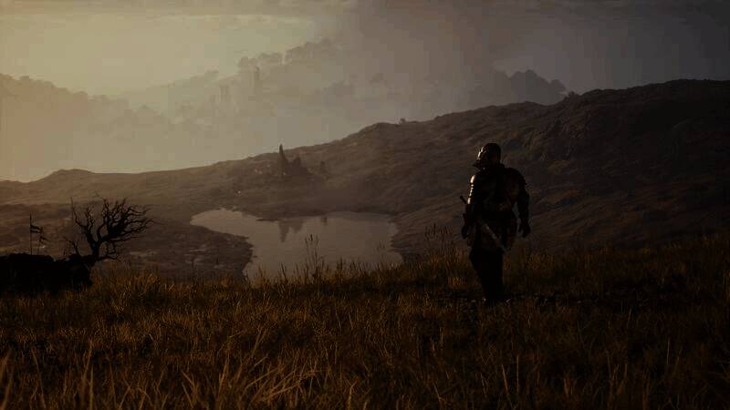 Jonathon Gregory Bick的黑暗幻想风艺术作品画面，有骑士等元素