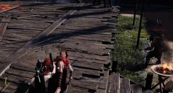 《燕云十六声》使用执笔青山及普攻画面