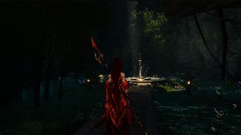 玩家掉进地缝后的场景