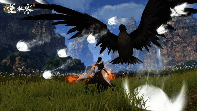 桃溪村山背后的大怪鸟