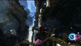 玩家离开神秘洞穴后的美景