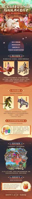 天龙八部手游福利庆典月第二波福利长图