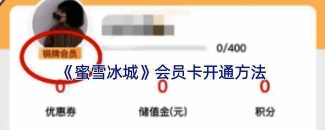 蜜雪冰城相关界面