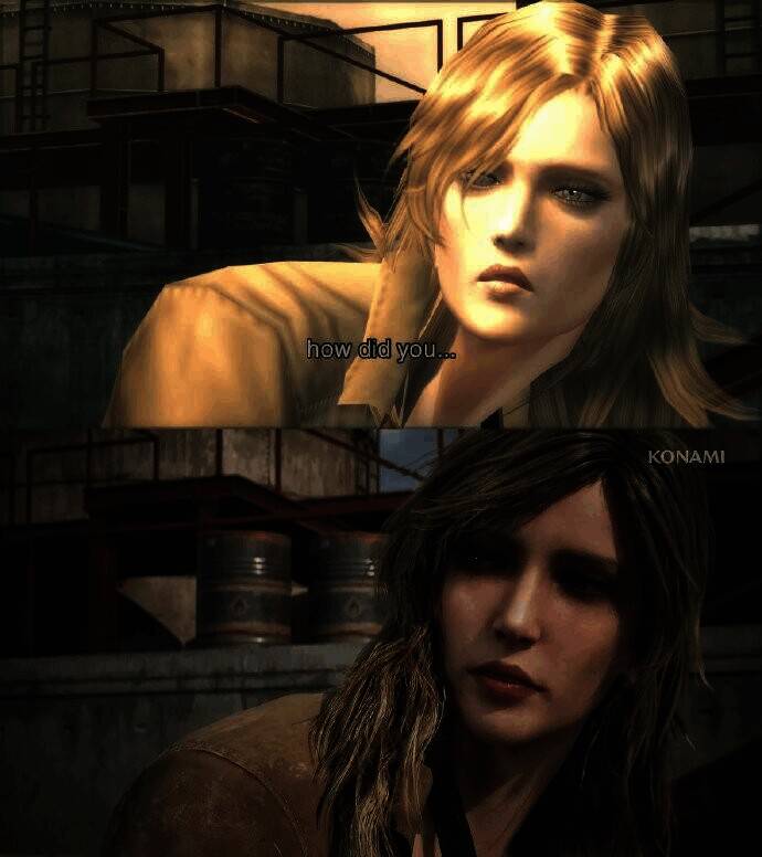 《合金装备3：重制版》与原版游戏画面对比图1