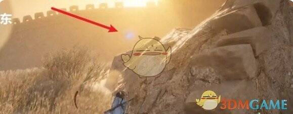 城墙附近曲径的游戏场景图