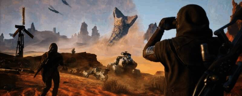 《沙丘：觉醒》深邃沙漠地图画面