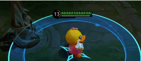 Buffy戴着花花的鸭鸭技能展示图片