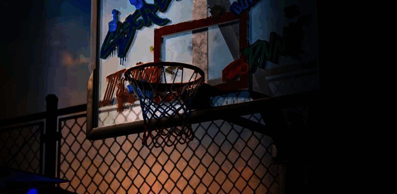 美职篮全明星球员空接场景