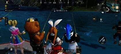 部分玩家钓鱼图鉴比拼场景图