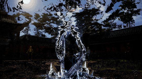 《剑灵2》彩绫职业结冰功技能特效动图