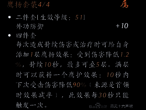 《燕云十六声》九曲惊神枪与飞鹰套装另一相关画面