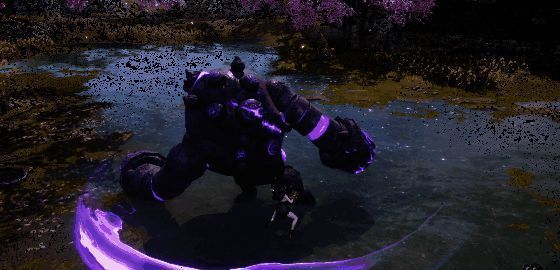 《剑灵2》暴走守护兵钢铁连锤技能动图