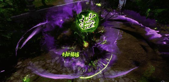 《剑灵2》霞玲搓球格挡动画