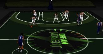 美职篮全明星扣篮精彩画面