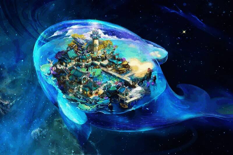 新门派须弥海的场景画面