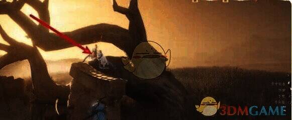 枯树处的蹊跷画面