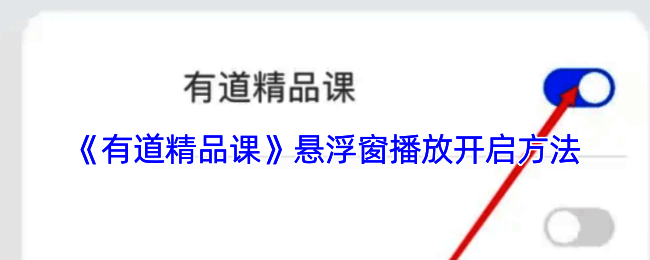 有道精品课悬浮窗设置相关示意图1