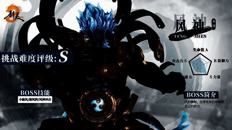 《剑灵2》风神战斗相关画面