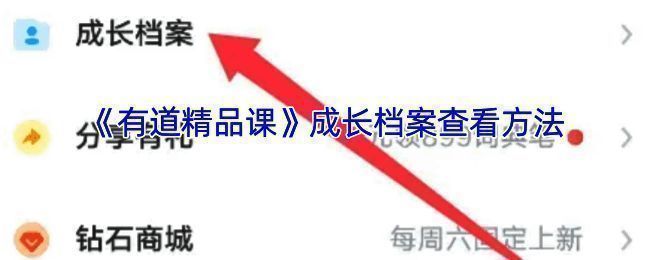 有道精品课成长档案相关界面图片1