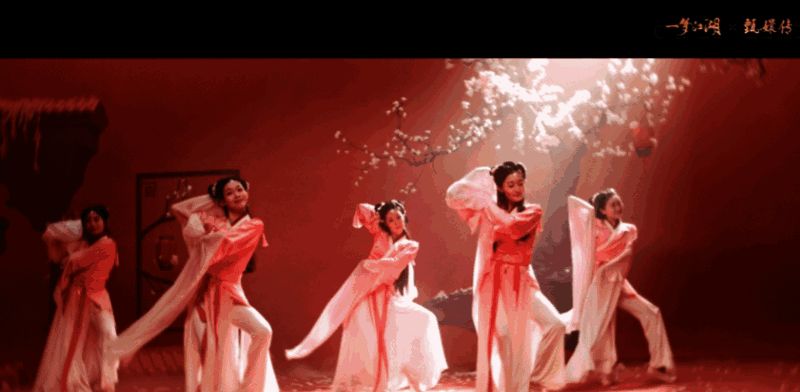 王亚彬老师印象水袖舞表演图