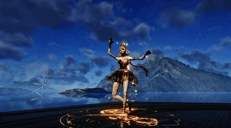 《星球:重启》女款八音恋曲时装裙摆细节