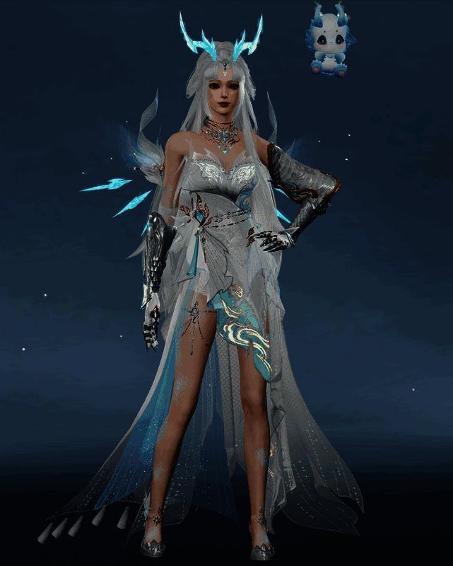 圣辉·苍蛟逸女款时装最终形态