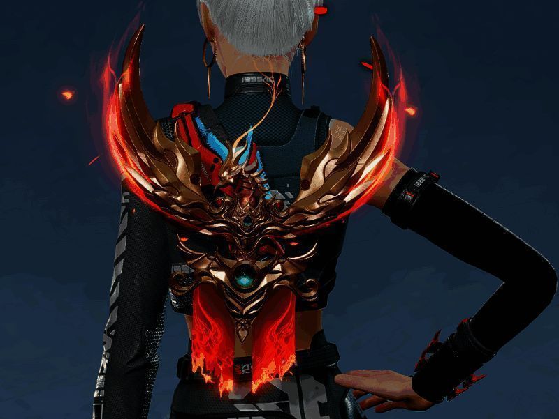 《星球：重启》炎炽金翎背包展示