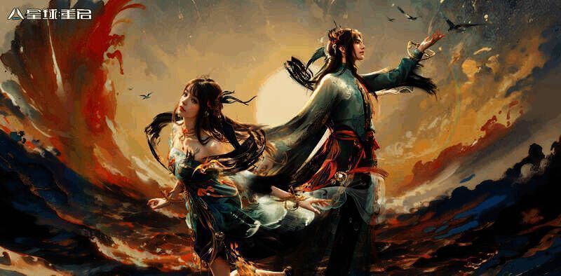 《星球:重启》墨染·离朱焕时装整体展示图