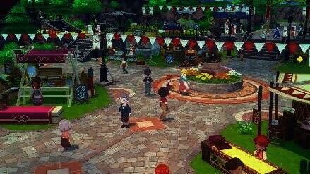 小镇郊外牧场画面