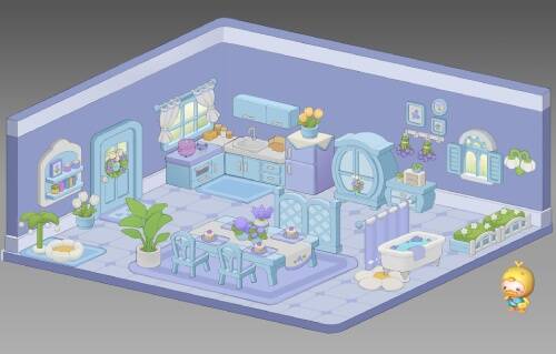 《全民泡泡超人》春色满园家园装扮设计效果图