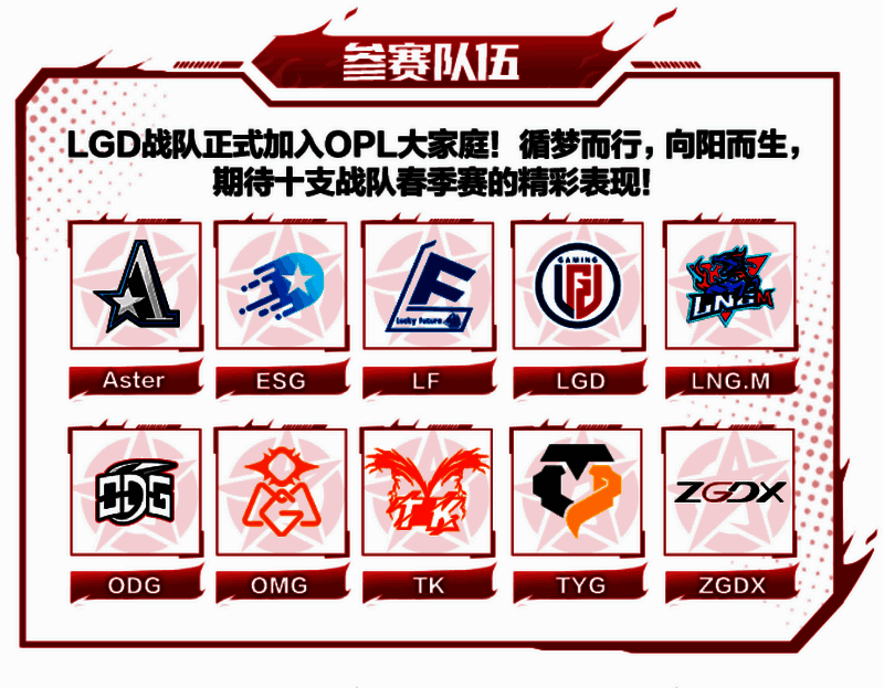 2023年OPL春季赛相关宣传图1