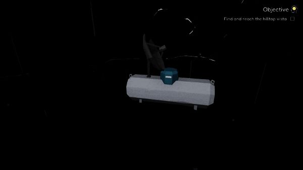 《盲行者》游戏中收集物品画面