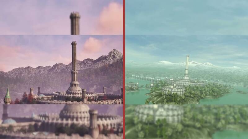 《上古卷轴4：湮灭重制版》与原版画面对比图3