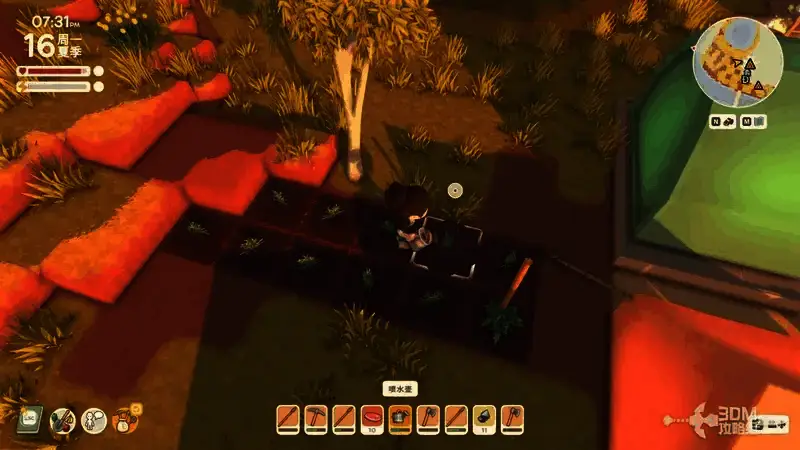 制作稻草人相关画面