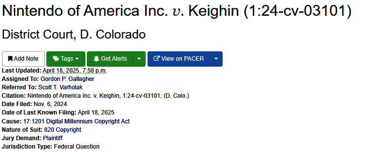 任天堂起诉盗版游戏直播侵权相关配图2